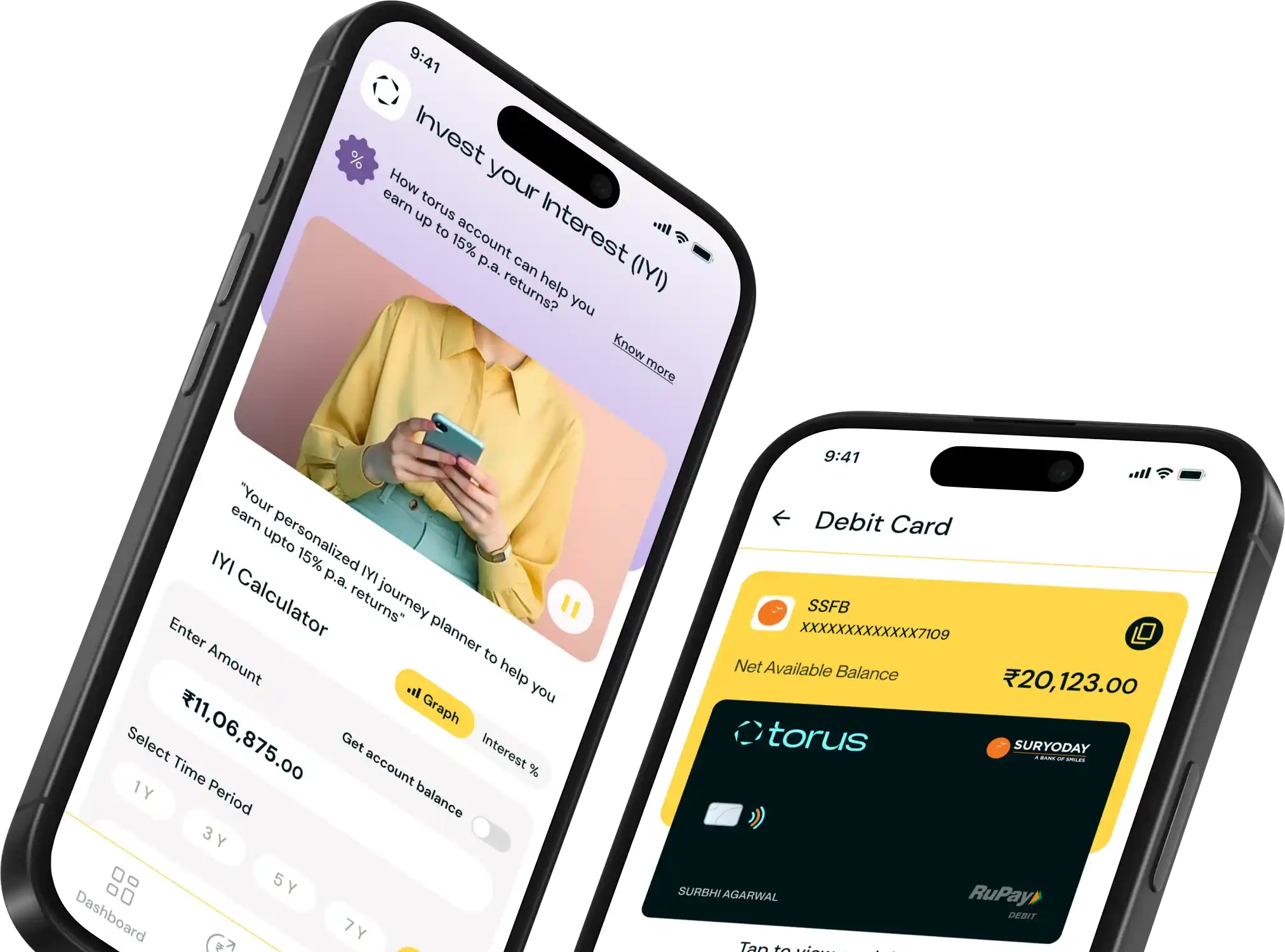 Features of Torus Digital Savings Account