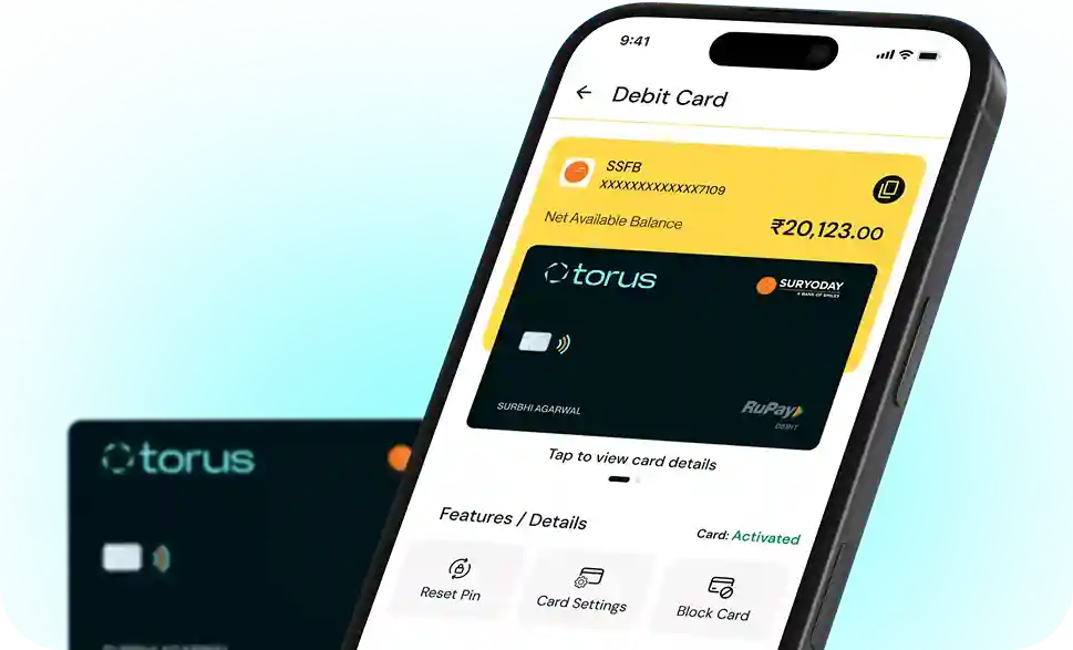 Torus Digital Rupay Debit Card